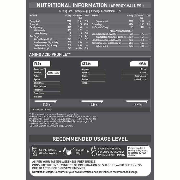 Biozyme Performance Whey Protein - Refill Pack 1kg