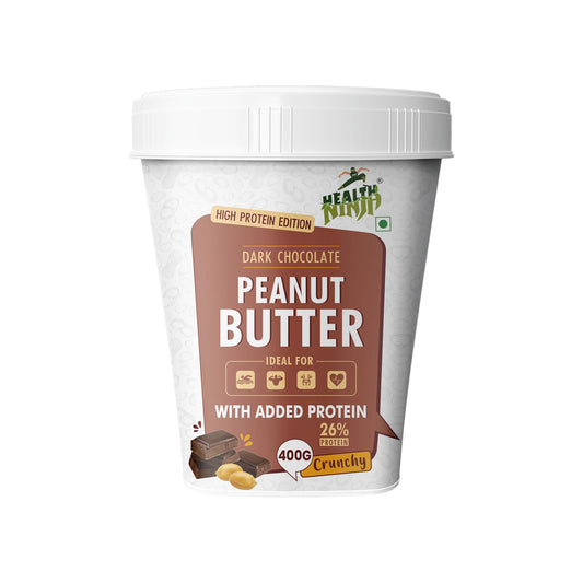 High Protein Health Ninja Dark Chocolate Peanut Butter | Crunchy