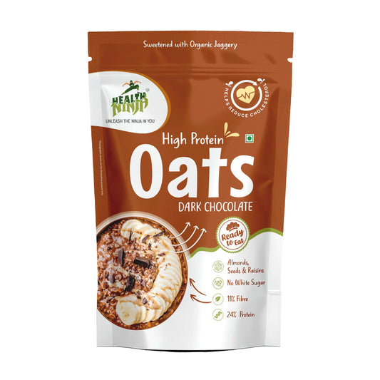 High Protein Health Ninja Dark Chocolate Oats | 900 gm