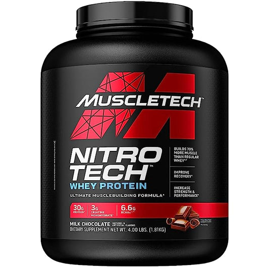 MuscleTech Whey Protein Performance Series Nitro Tech – 4 lbs.