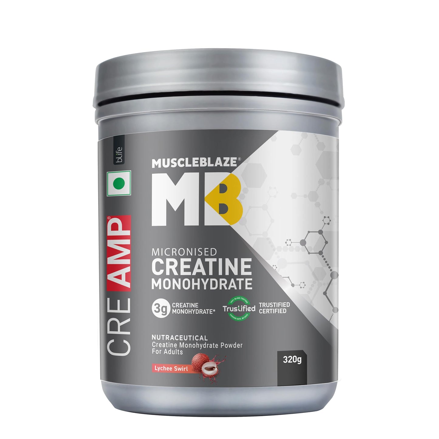 MuscleBlaze Creatine Monohydrate CreAMP 320g