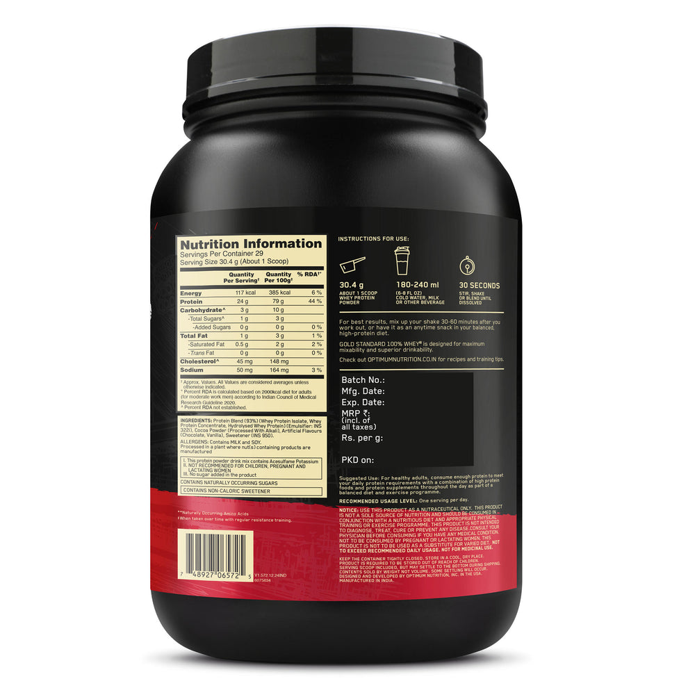 Optimum Nutrition Gold Standard 100% Whey Protein 907 g (2 lbs)