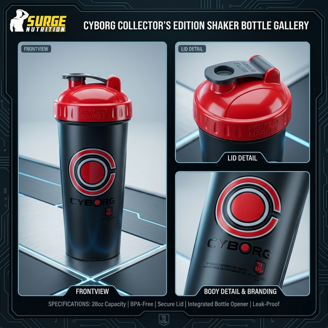 DC Cyborg plastic shaker 700ml (Imported)