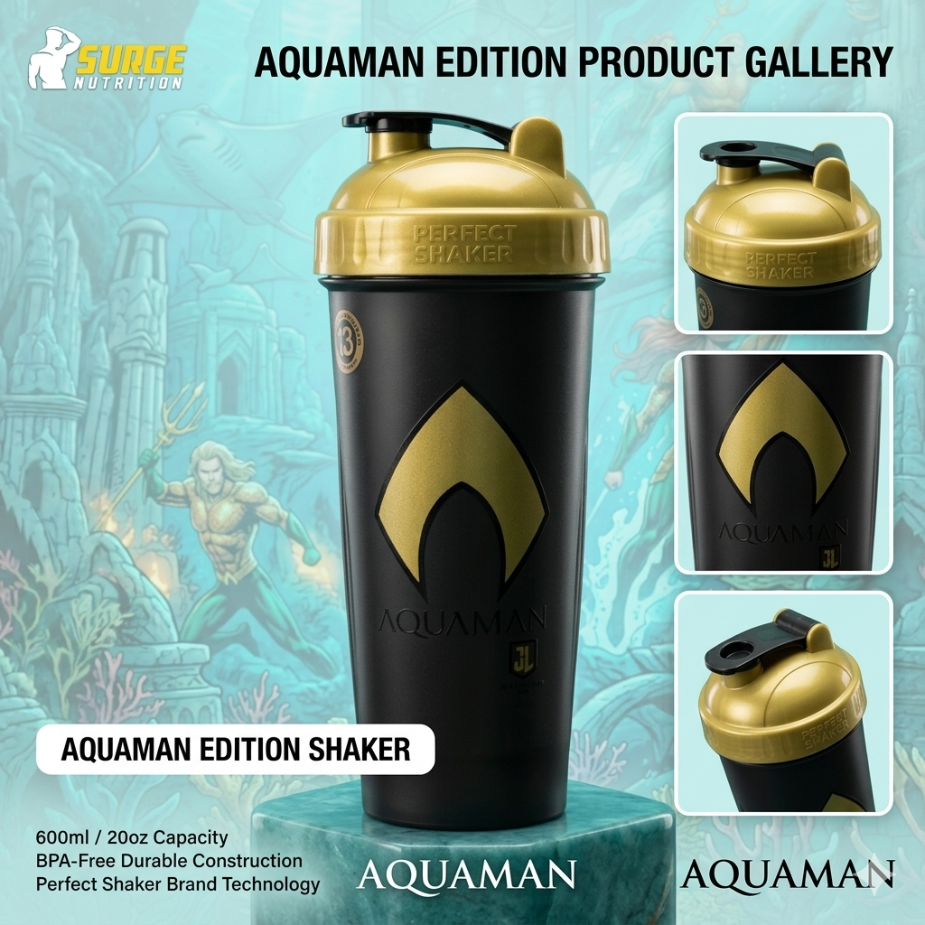 DC Aquaman plastic shaker 700ml (Imported)