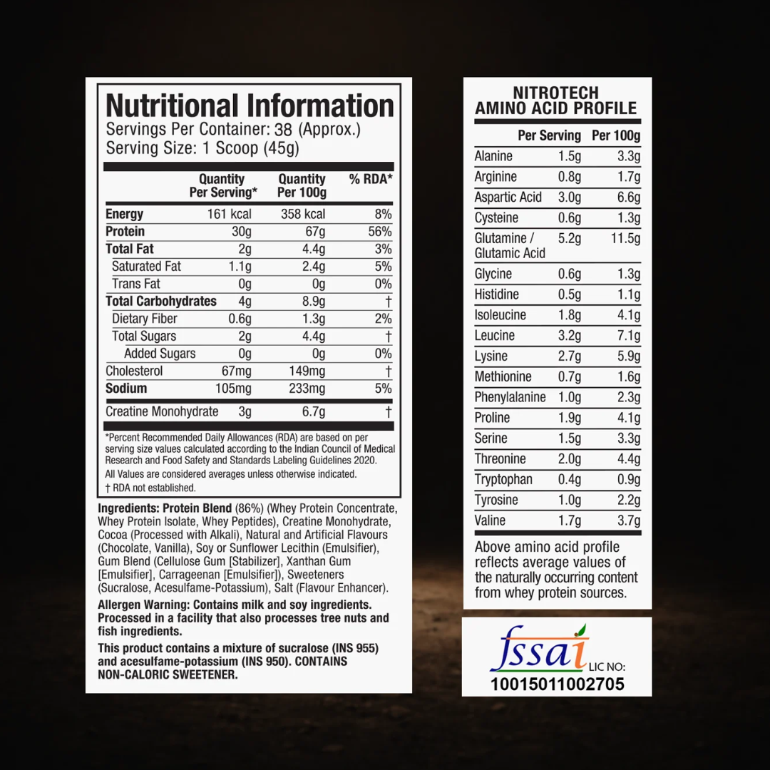 MuscleTech Whey Protein Performance Series Nitro Tech – 1.72kg
