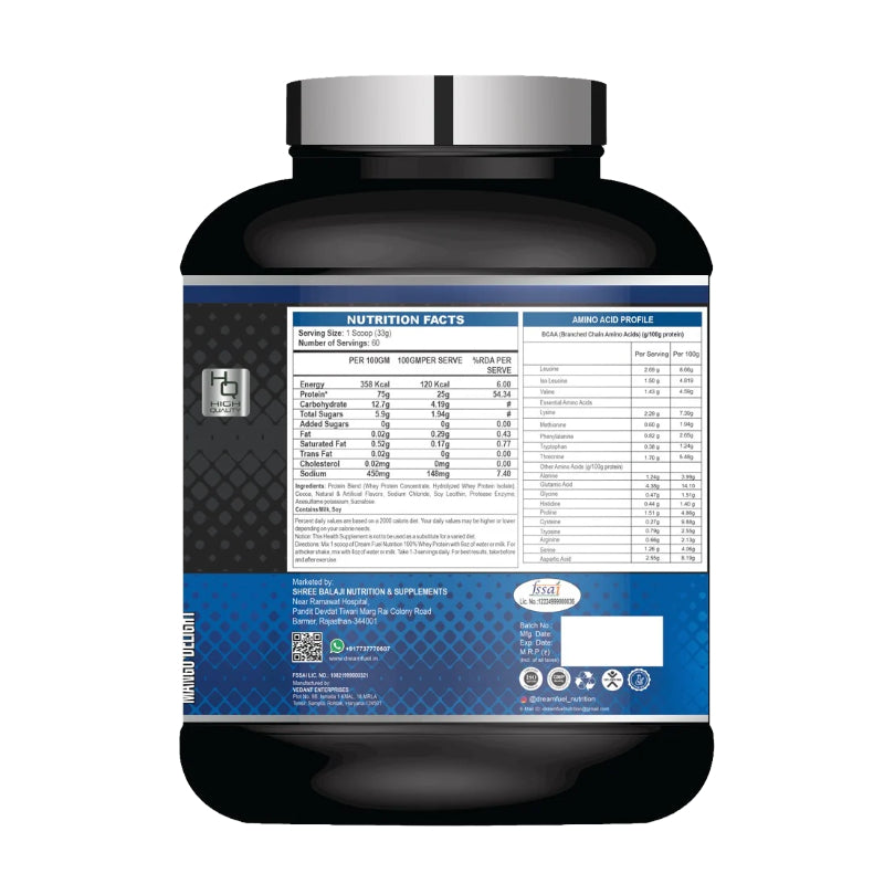 Dream fuel whey protein 2kg