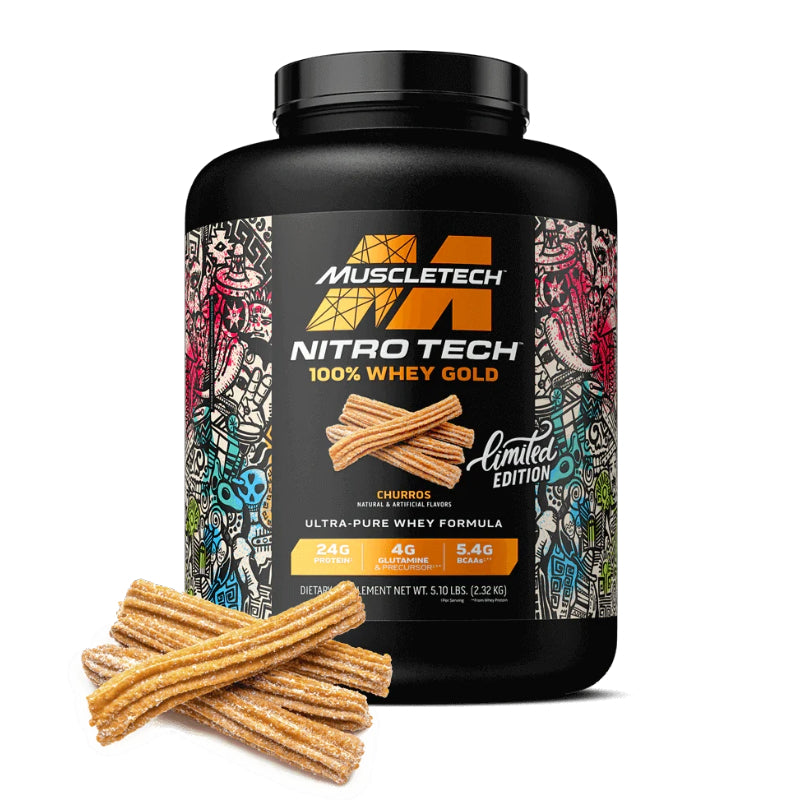 Muscletech nitro tech 100% whey gold limited edition 5.10lbs