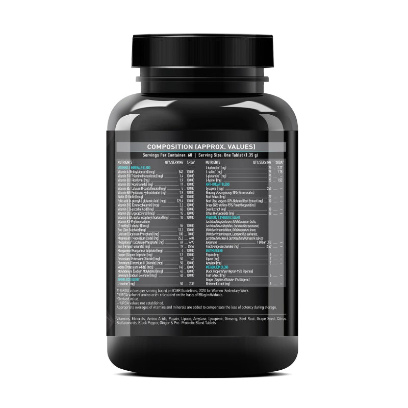 MuscleBlaze MB-VITE Daily Multivitamin 60 tablets