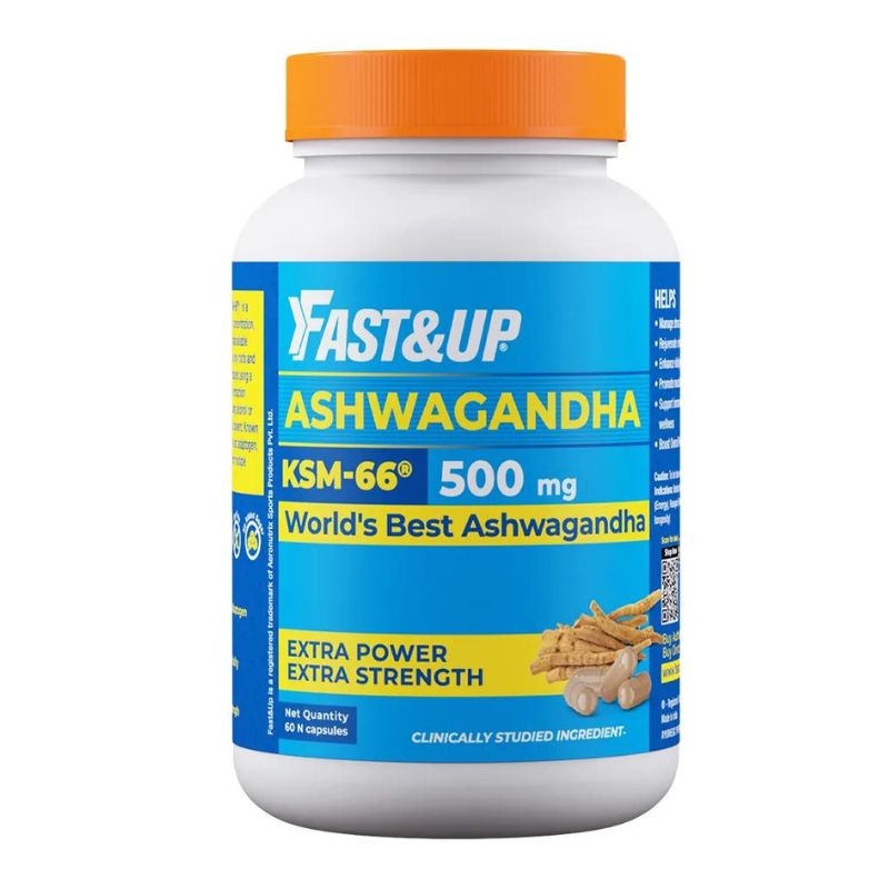 FAST&UP ASHWAGANDHA (KSM 66*) – 500mg (5% WITHANOLIDES) 60tablets