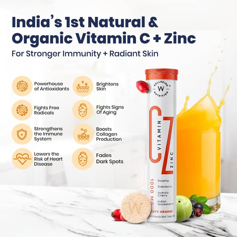 Wellbeing Organic Vitamin C + Zinc