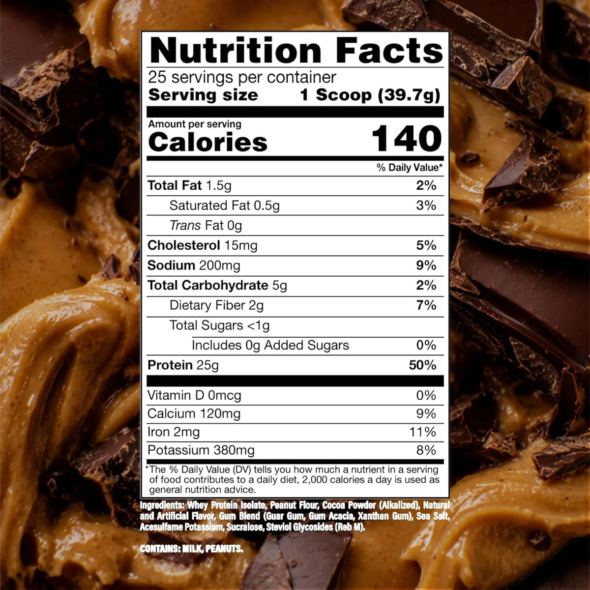 RAW Essential CBUM Itholate Whey Isolate Protein 25 Servings | Chocolate peanut butter