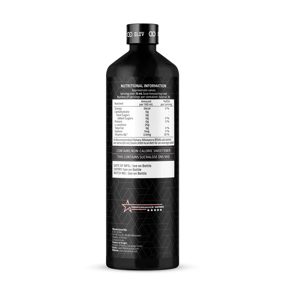 Elev Liquid Carnitine 5000mg (500ml)