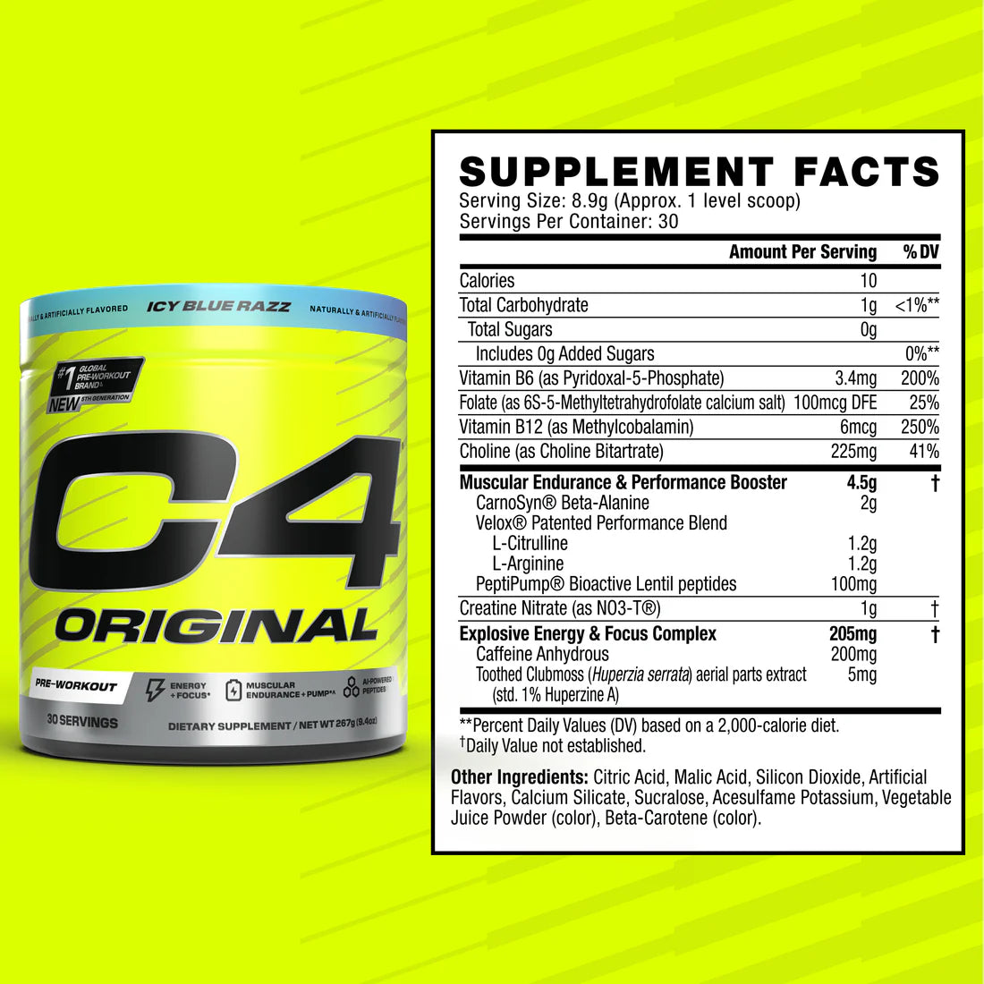 C4 Original Pre- Workout 30 servings