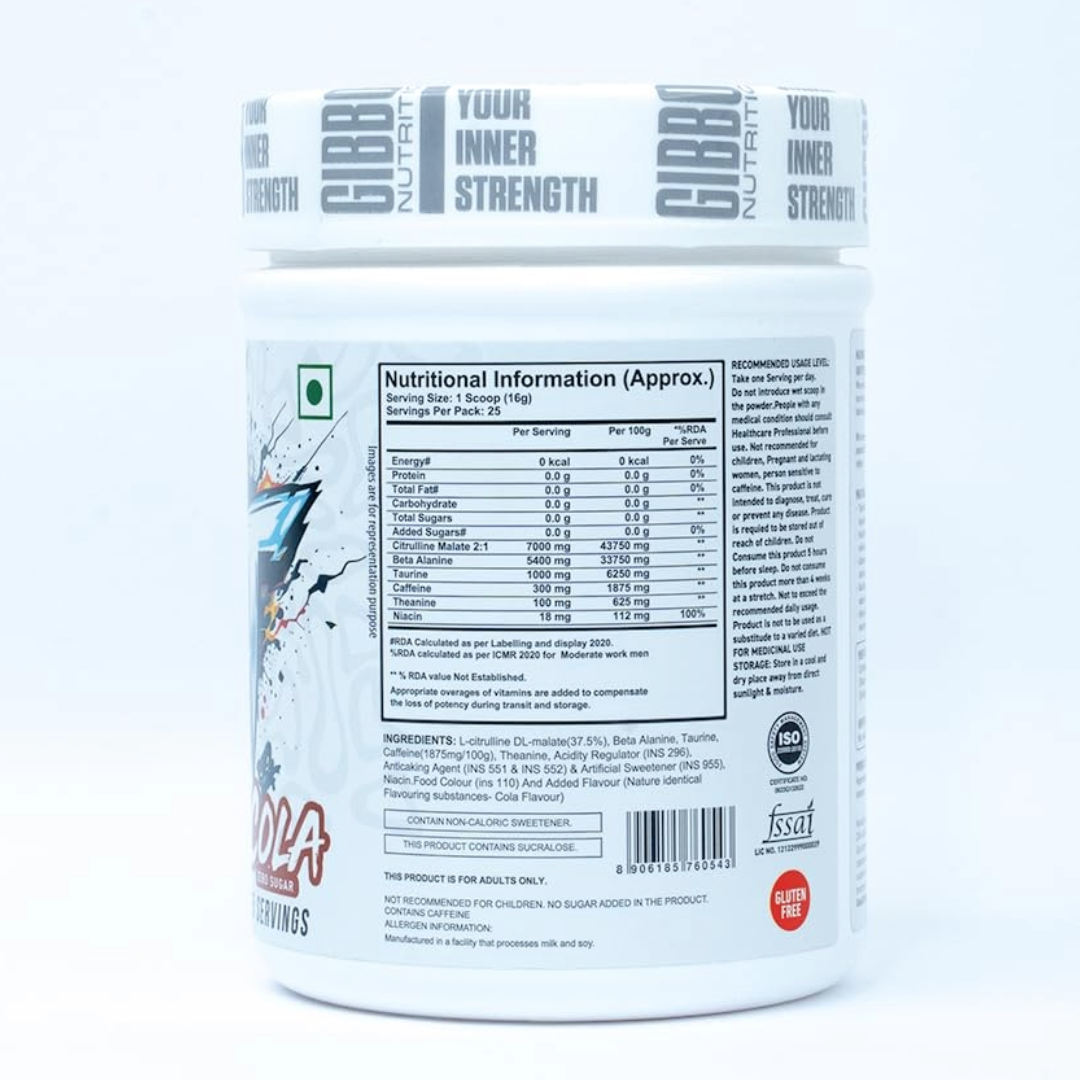 Jolt xtreme pre workout 25 servings | Cola flavour
