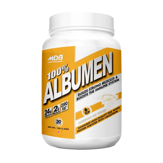 MDB 100% Albumen | 24g Protein High-Quality Egg White Powder | 1kg