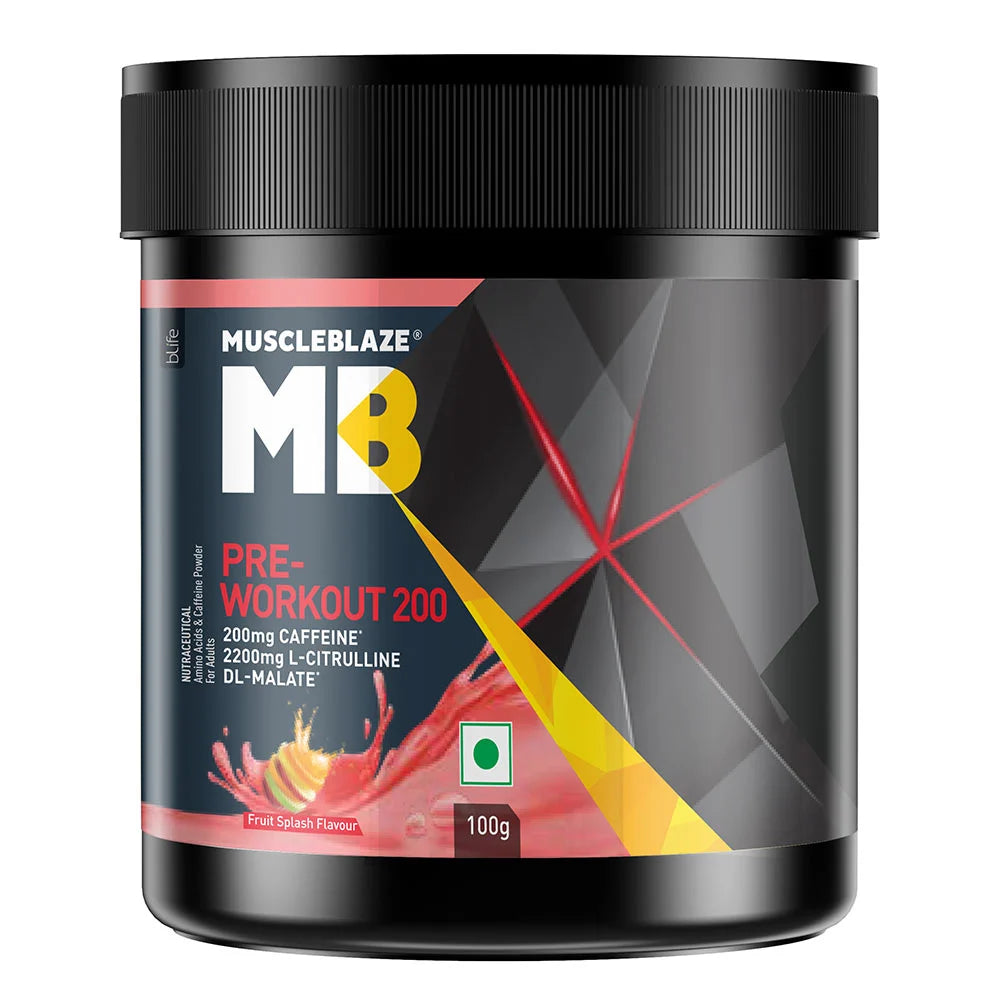 MuscleBlaze PRE Workout 200 |100 g
