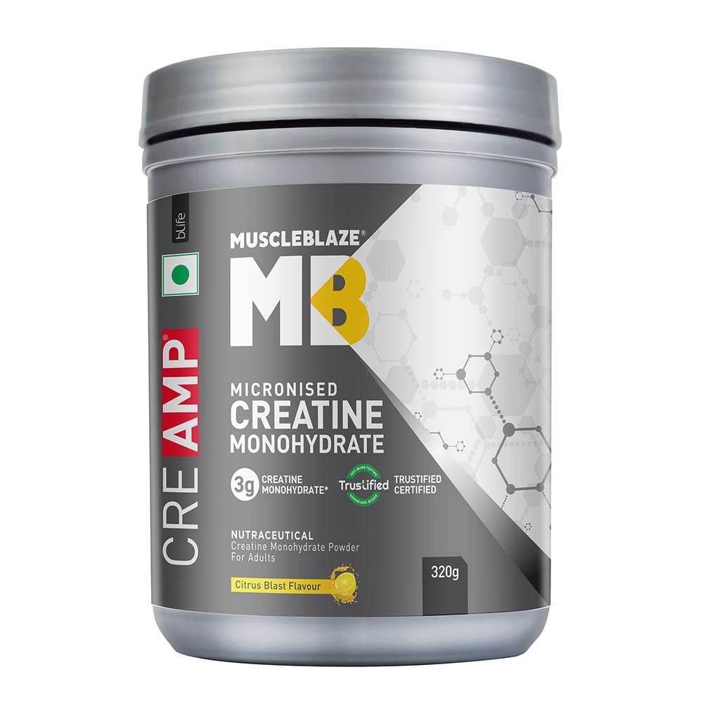 MuscleBlaze Creatine Monohydrate CreAMP 320g