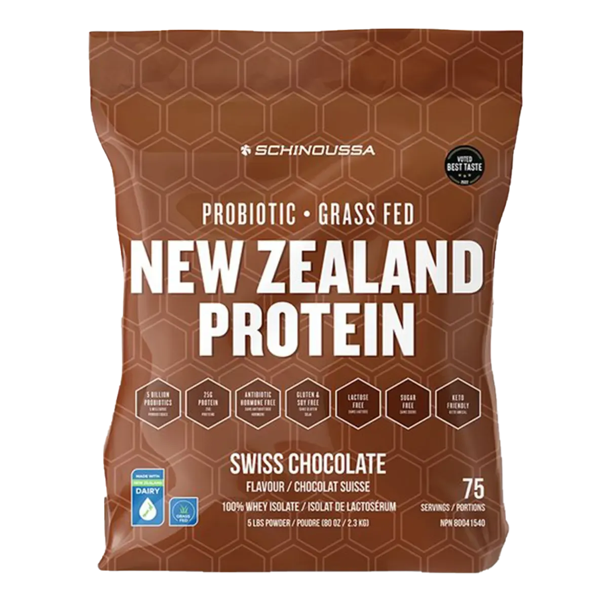 Schinoussa Probiotic Isolate Whey Swiss Chocolate 5lbs