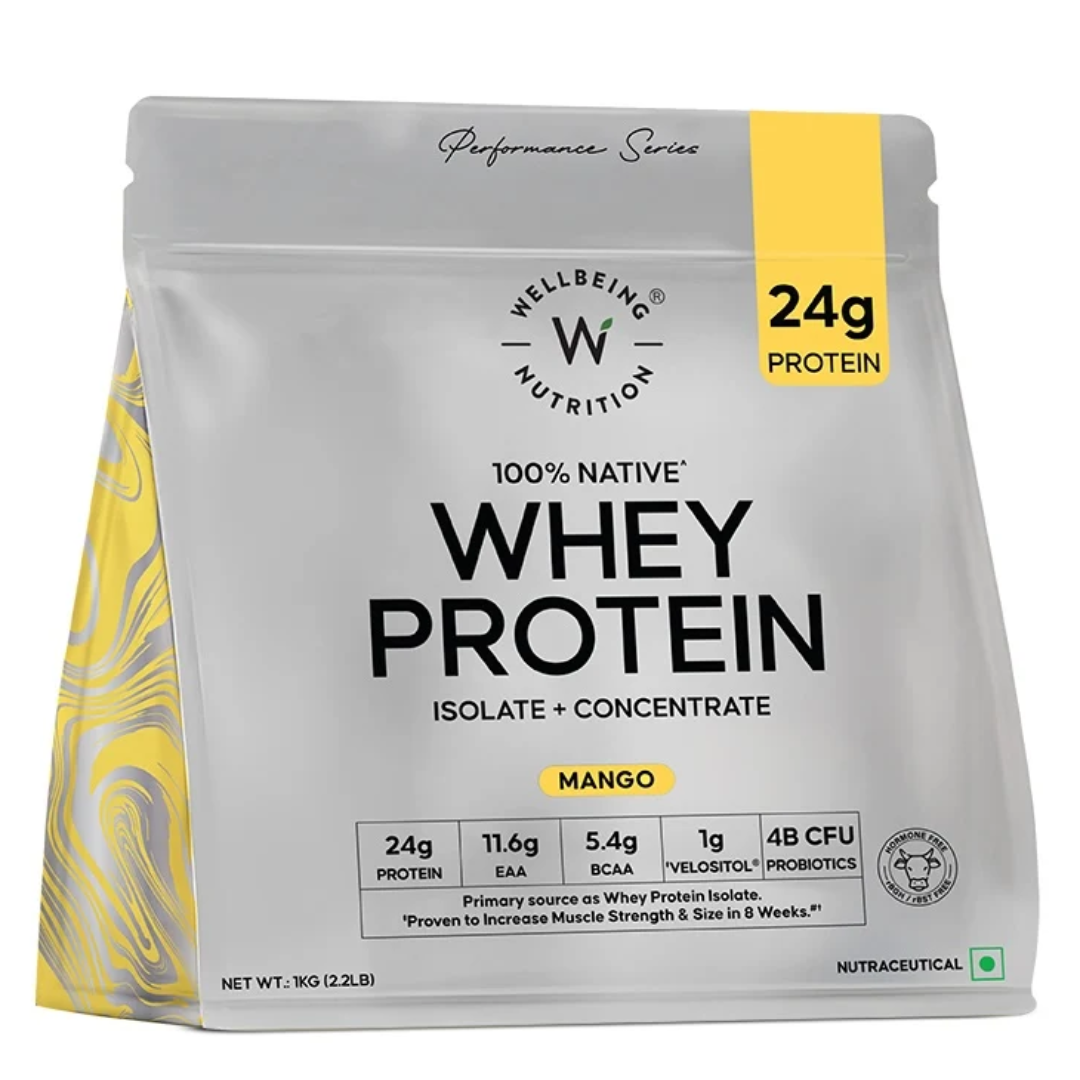 Well-being nutrition whey Protein Isolate + Concentrate | 1kg