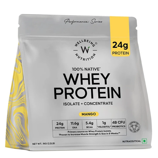 Well-being nutrition whey Protein Isolate + Concentrate | 1kg