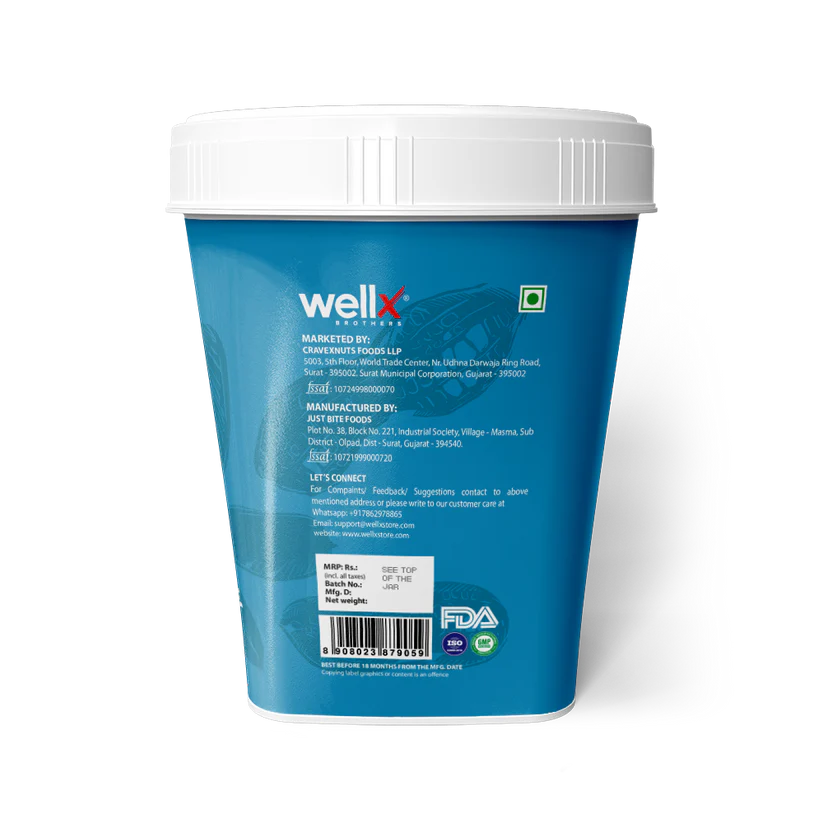 Wellx Crispy Peanut Butter 1kg